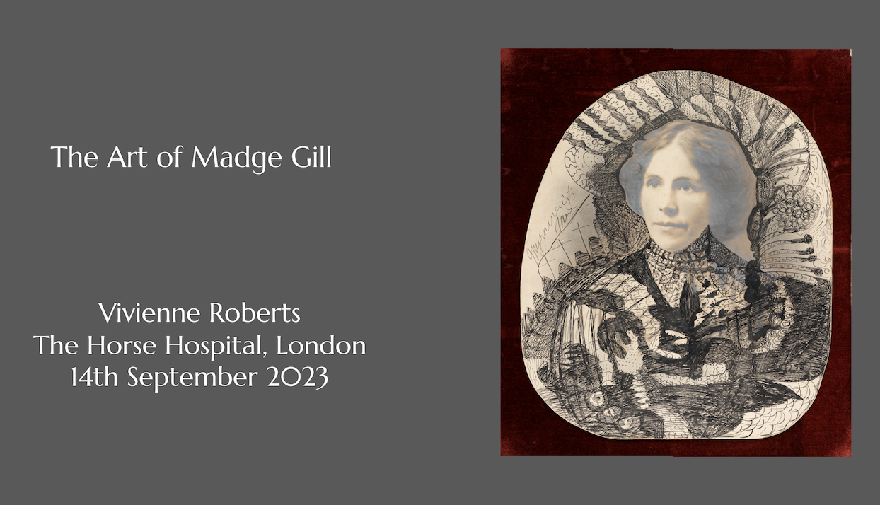 Madge Gill talk at the Horse Hospital