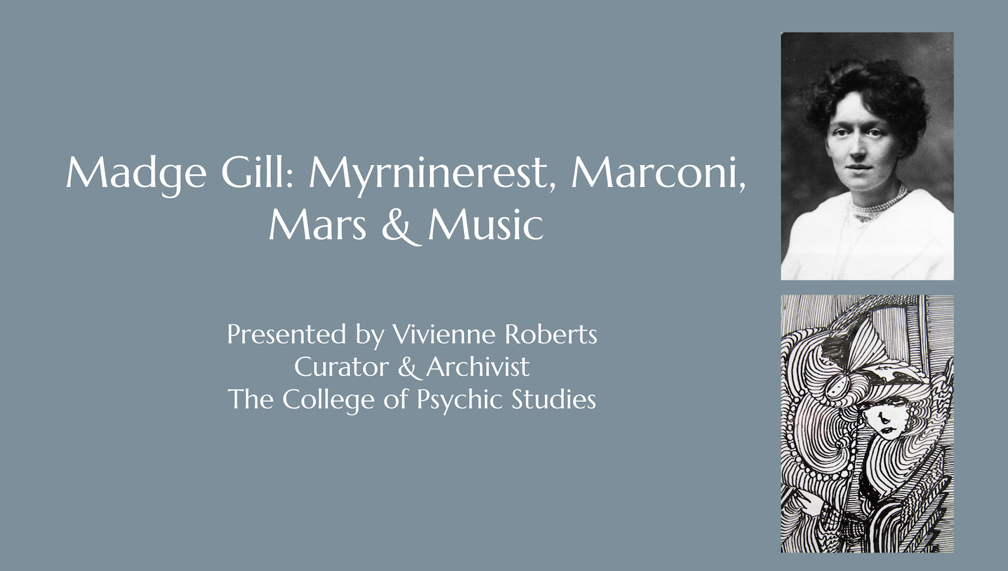 Madge Gill talk at The College of Psychic Studies