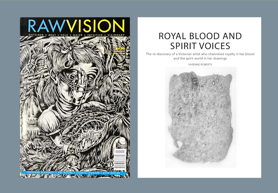 Alice Pery article by Vivienne Roberts in Raw Vision Magazine